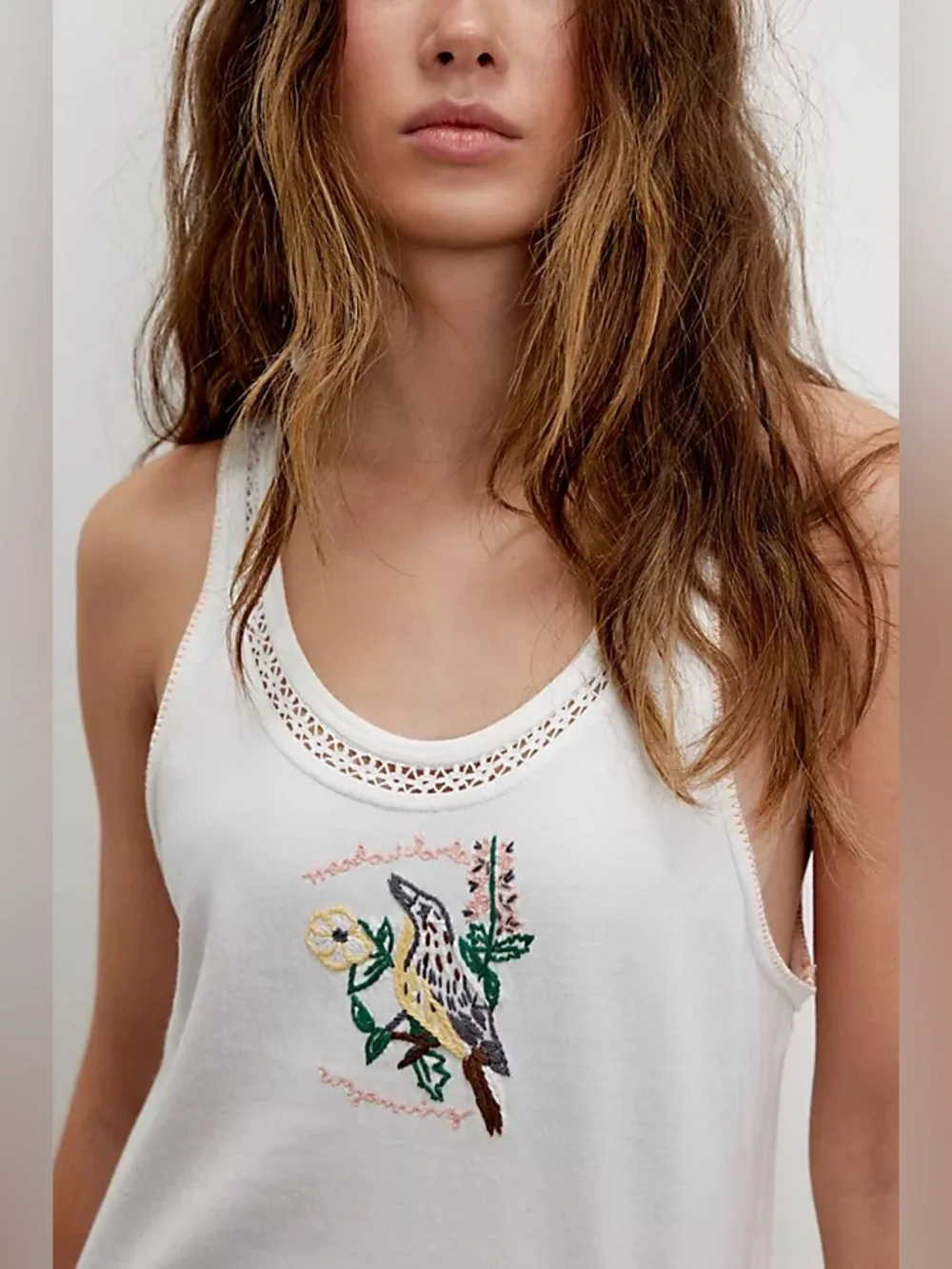 NWT! Free People We The Free State Graphic Tank Sz Medium - Picture 2 of 3